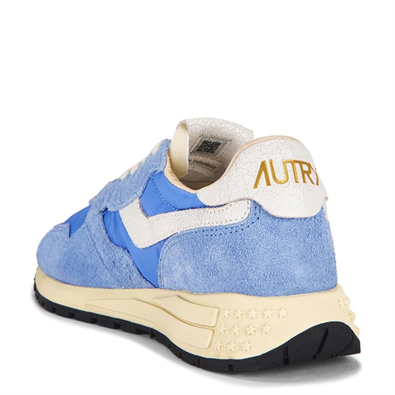 Autry Reelwind Low Sneakers, White/Dark Blue